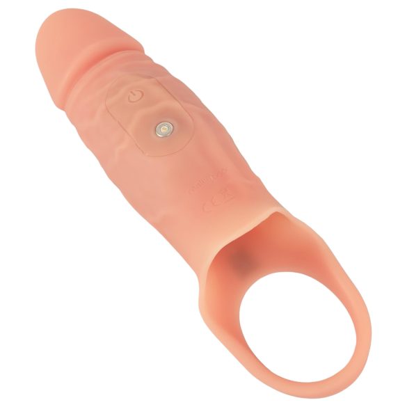 Realistixxx - Natürliches Penis-Manschette mit Vibration und Eierschleife