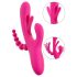 SMILE - Dreifacharmiger Vibrator mit Zunge (pink)
