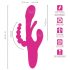 SMILE - Dreifacharmiger Vibrator mit Zunge (pink)