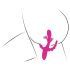 SMILE - Dreifacharmiger Vibrator mit Zunge (pink)