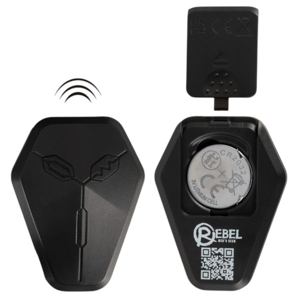 Rebel - Schub-Prostatavibrator (schwarz)