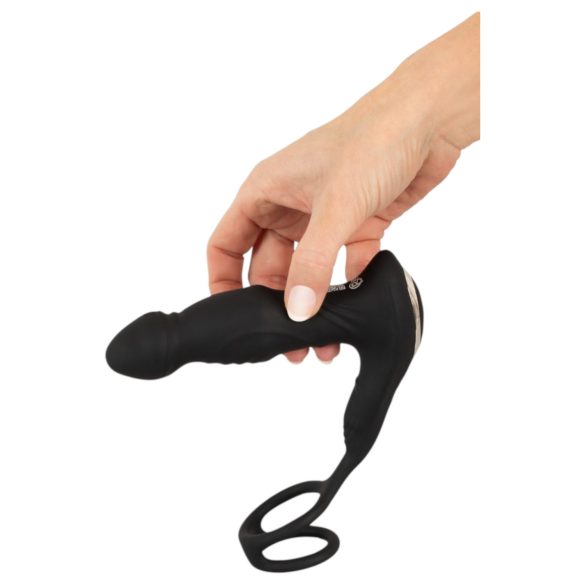 Rebel - Schub-Prostatavibrator (schwarz)