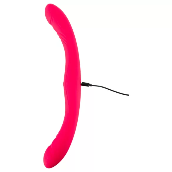 Paare Wahl - doppelendiger Vibrator (pink)