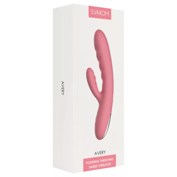 Svakom Avery - Akku-Vibrator mit Klitorisstimulation (Pink)