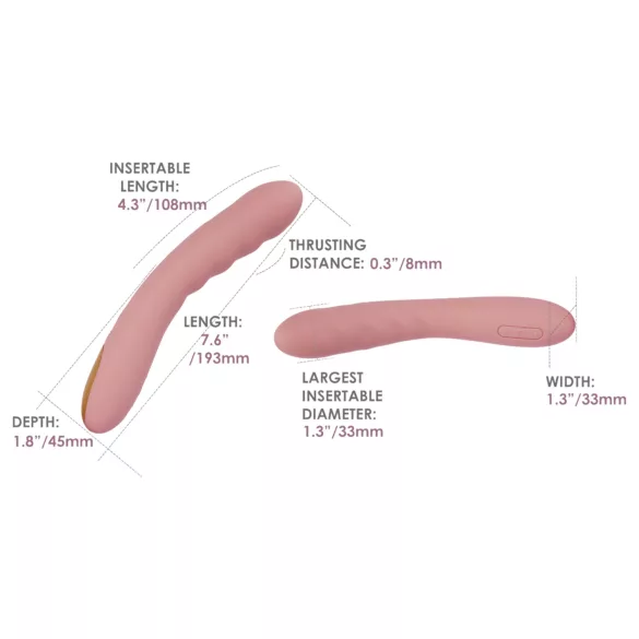 Svakom Ava Neo - Smart-Stoßvibrator (Pink)