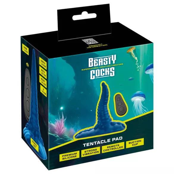 Beasty Cocks - Oktopus-Arm G-Punkt Kissenvibrator (blau)