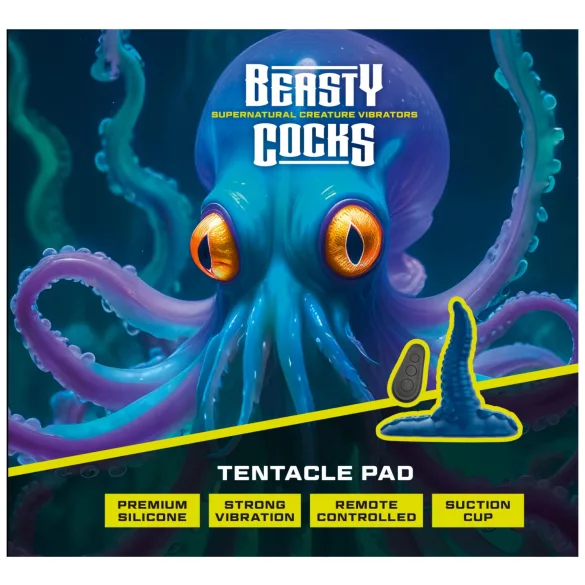 Beasty Cocks - Oktopus-Arm G-Punkt Kissenvibrator (blau)