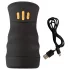 You2Toys Gyro - drehender, vibrierender Masturbator (schwarz)