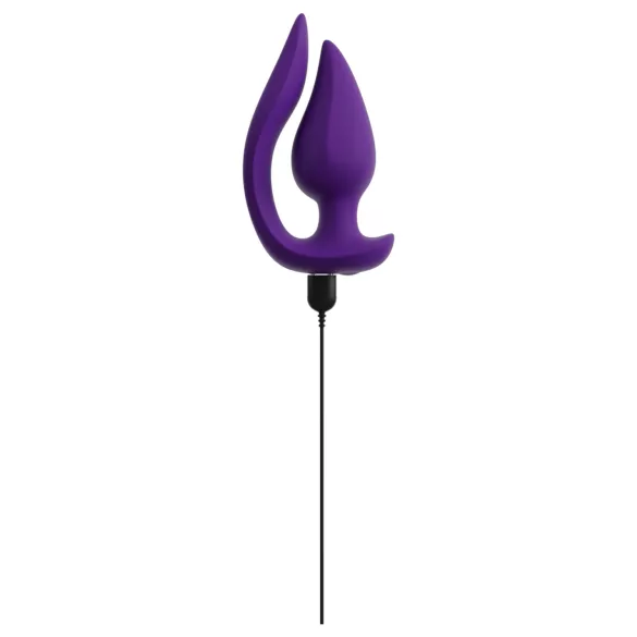 Smile - 2in1 Anal-Vibrator und Klitorisstimulator (Lila)