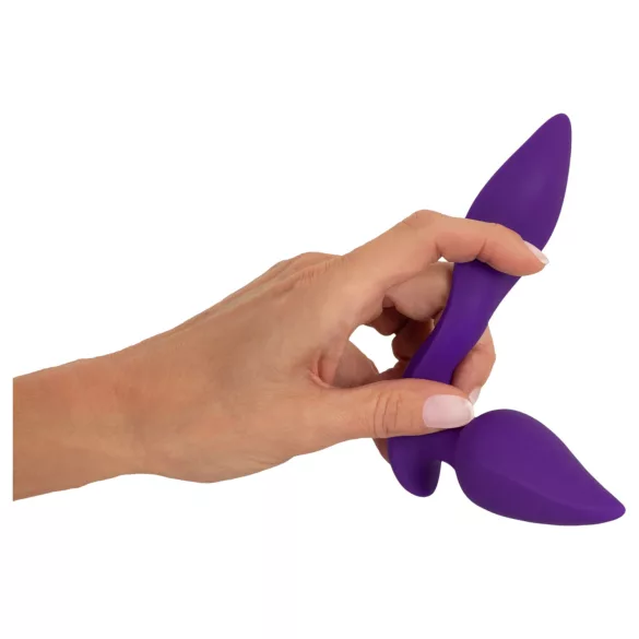 Smile - 2in1 Anal-Vibrator und Klitorisstimulator (Lila)