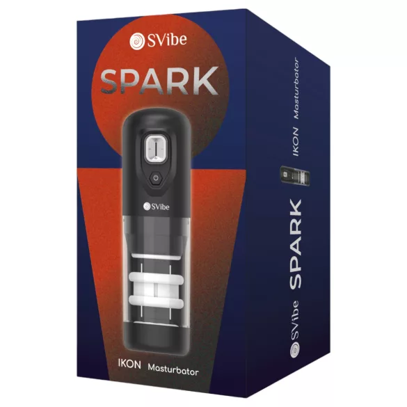 Snail Vibe Ikon Spark - Automatisches Masturbatorgerät (schwarz)