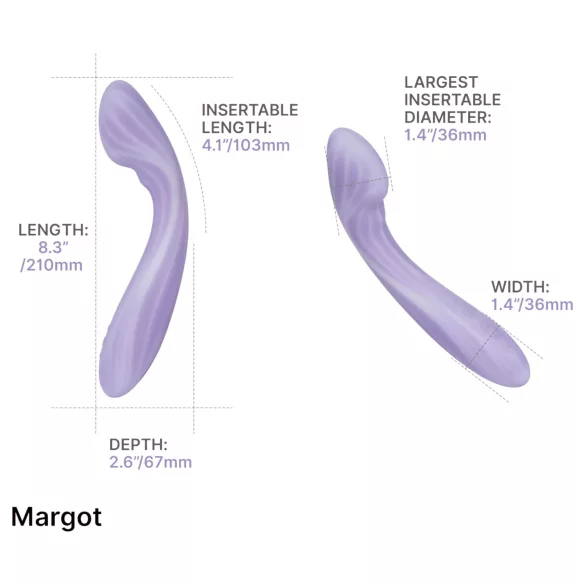 Svakom Margot - 2-motoriger G-Punkt Vibrator (lila)