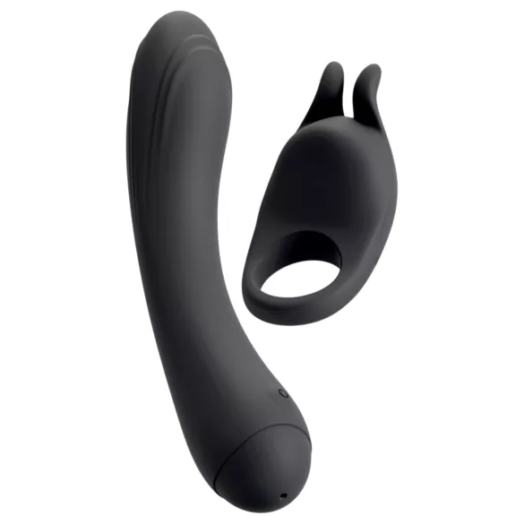 Couple Choice - Penisring und G-Punkt Vibrator (Grau)
