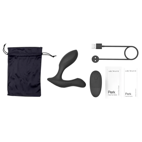 Arcwave Perk - Prostatavibrator mit Fernbedienung (schwarz)