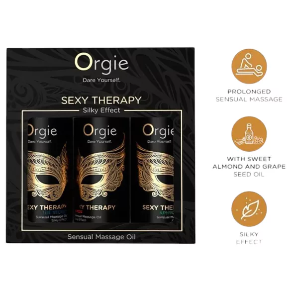 Orgie Sexy Therapy - Sinnliches Massageöl-Set (3x30ml)