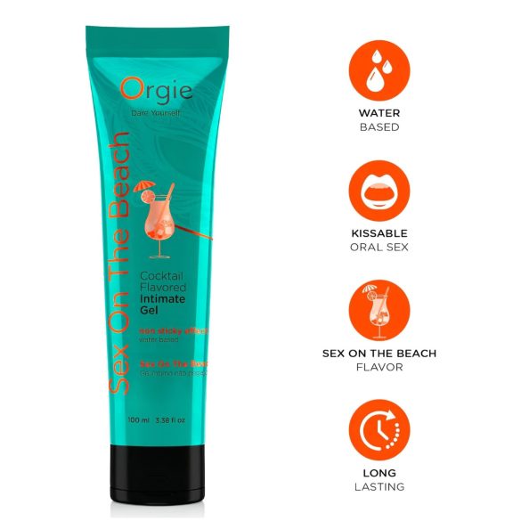 Orgie Cocktail - Essbares Gleitmittel - Sex On The Beach (100ml)