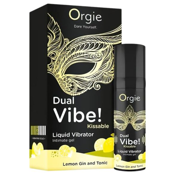 Orgie Dual Vibe - Unisex Flüssigvibrator - Gin Tonic (15ml)