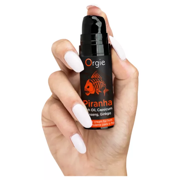 Orgie Piranha Power Cream stimulierende Creme für Männer (15 ml)