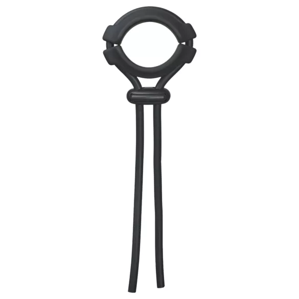MR.MEMBR Tense - verstellbarer Lasso-Penisring (schwarz)