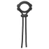 MR.MEMBR Tense - verstellbarer Lasso-Penisring (schwarz)