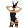 Obsessive OB7008 Sexy Bunny - Verführerisches Häschen Kostüm (schwarz)
