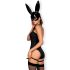 Obsessive OB7008 Sexy Bunny - Verführerisches Häschen Kostüm (schwarz)