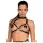Obsessive A740 - Halsband Geschirr-Top (schwarz) - S-L