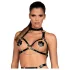 Obsessive A740 - Halsband Geschirr-Top (schwarz) - S-L
