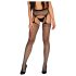 Obsessive - Offene Netzstrumpfhose (Schwarz)