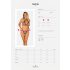 Obsessive Xenita - Transparenz-BH-Set mit Muster (Grau)
