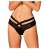 Obsessive Brasica - Schwarzer Strap-Panty - M/L