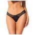 Obsessive Bella Rou - Blumenmuster Slip (schwarz) - M/L