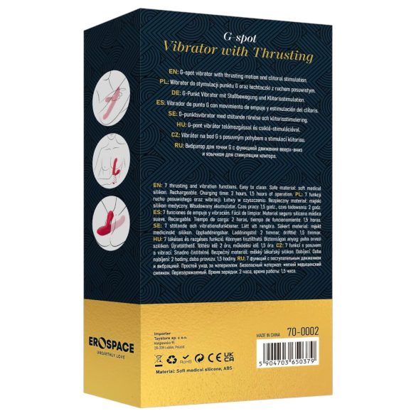 Sweet Play - 2in1 Schub- und Klitorisvibrator (Pink)