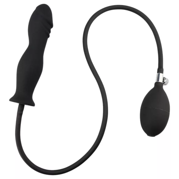 Wild Play - aufblasbarer Analplug (schwarz)