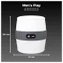 Erospace Men's Play - diskreter Vibrationsmasturbator für Männer (weiß)