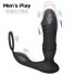 Men's Play - intelligenter, stoßender Analvibrator (schwarz)