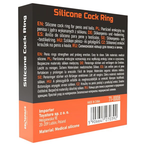 Men's Play - Penis- und Hodenring (schwarz)