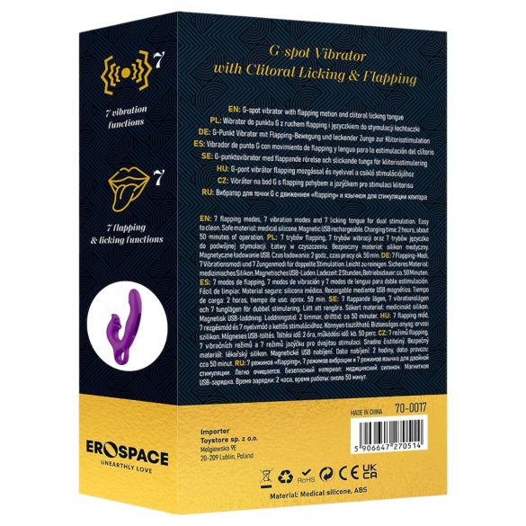 Sweet Play - Leckerei, nickender G-Punkt Vibrator (lila)