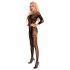 Livco Monata - Abstrakt gemusterter Netz-Overall - (Schwarz) - S-L