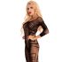 Livco Monata - Abstrakt gemusterter Netz-Overall - (Schwarz) - S-L