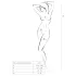 Passion BS077 - Langarm-Netz-Overall (schwarz) - S-L