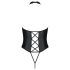 Passion Nancy - Offener Body mit Kreuzträgern (Schwarz) - L/XL