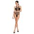 Passion BS087 - Durchsichtiger Netz-Body (Schwarz) - S-L