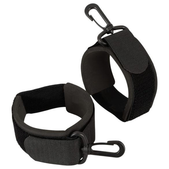 Magic Shiver - weiche Handschellen (schwarz) - umweltfreundliche Verpackung