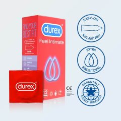   Durex Feel Intimate - Dünne Kondome im Paket (3 x 12 Stück)