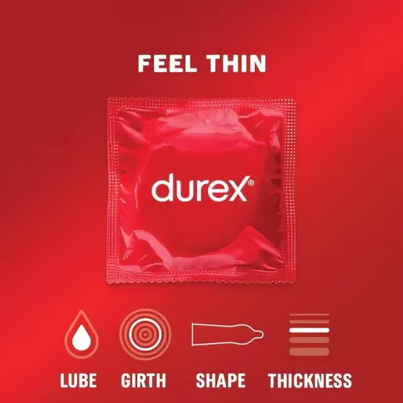 Durex Feel Thin - Natürliche Empfindung Kondom-Set (2x12 Stk)