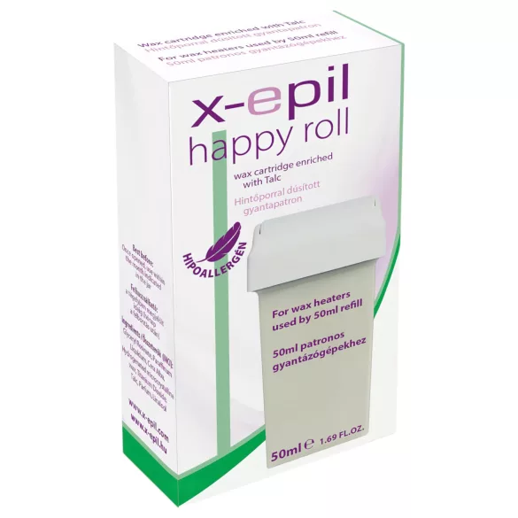 X-Epil Happy Roll - sanfter Wachsroll-On (50ml) - hypoallergen