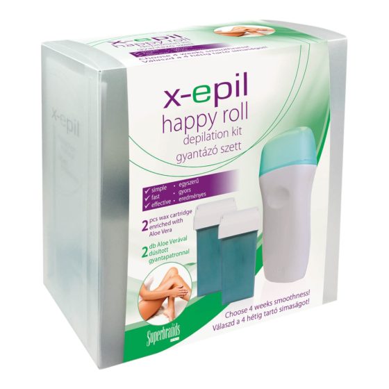 X-Epil Happy Roll - Wachsentfernungs-Set
