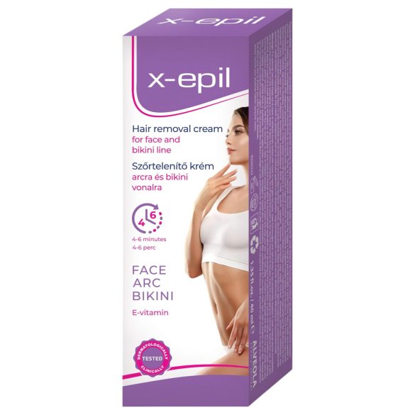 X-Epil - Enthaarungscreme für Gesicht/Bikinizone (40ml)