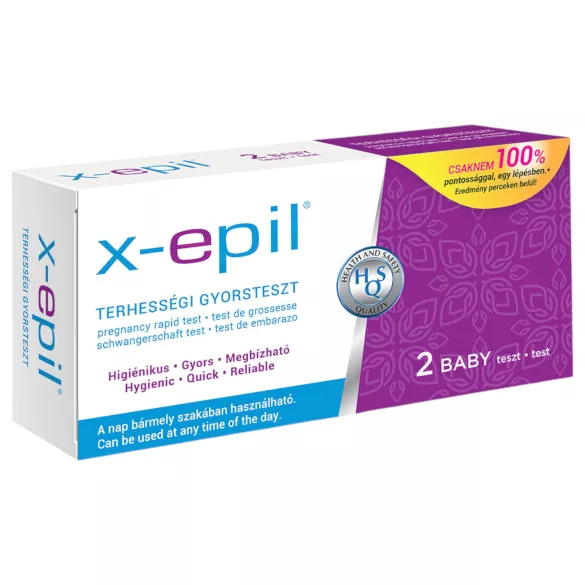 X-Epil - Schwangerschaftsschnelltest (2 Stück)